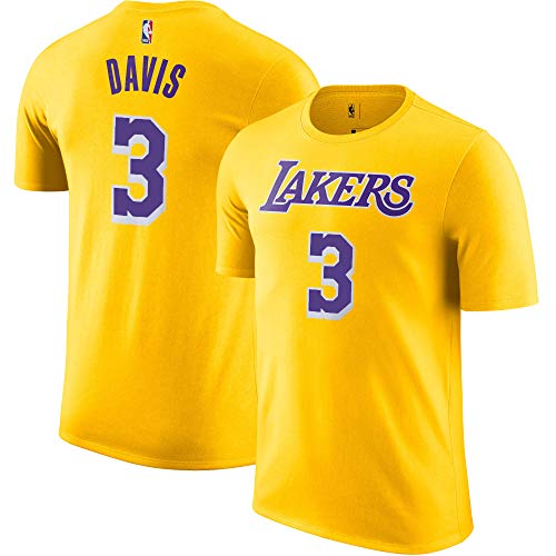 Image of Outerstuff NBA Youth Performance Game Time Team Color Player Name and Number Jersey T-Shirt