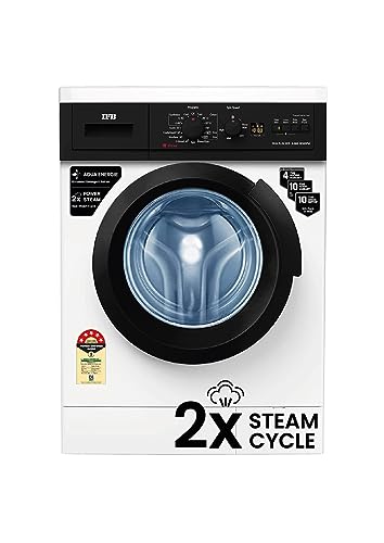 IFB 6 Kg 5 Star Fully Automatic Front Load Washing Machine 2X Power Steam (DIVA PLUS BXS 6008, White & Black, In-built Heater, 4 years Comprehensive Warranty)