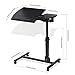 LANGRIA Laptop Rolling Cart Table Height Adjustable Mobile Laptop Stand Desk