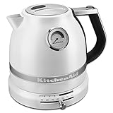 KitchenAid KEK1522FP Pro Line Frosted Pearl White 1.5 Liter Electric Kettle