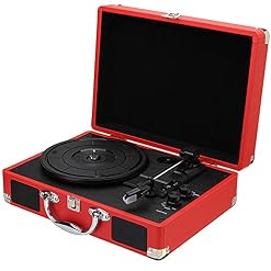 Tourne-Disque Vinyle Bluetooth Vintage à 3 Vitesses avec Haut-Parleur Stéréo, Tourne-Disque Vinyle Valise à Courroie… - Les Beatles, Paul McCartney, John Lennon, RIngo Starr, George Harrison