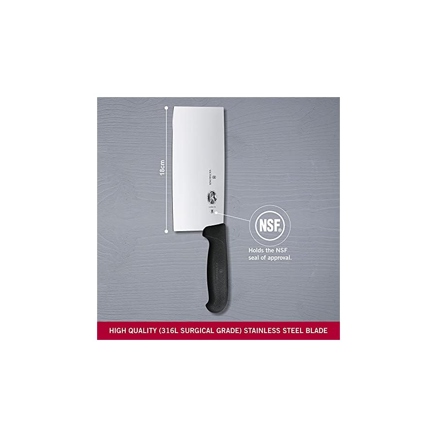 Victorinox-7-Chinese-Classic-Chefs-Knife-Stainless-Steel-Cleaver-Butcher-Knife-Fibrox-Handle-Swiss-Made Victorinox 7" Chinese Classic Chefs Knife Stainless Steel Cleaver Butcher Knife Fibrox Handle Swiss Made