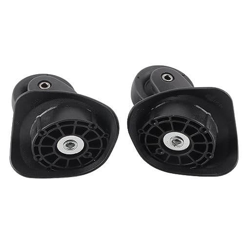 Koieam 1 Paar A35 Kofferrollen, Gepäckrollen, Gepäckrad, drehbar, Koffer, Gepäckstummschaltung, Ersatz-Trolley-Radrollen für Reisen