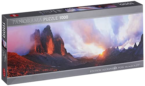 Preisvergleich Produktbild Heye 29770 3 Peaks, 1000 Teile Panoramaformat Puzzle, Silver