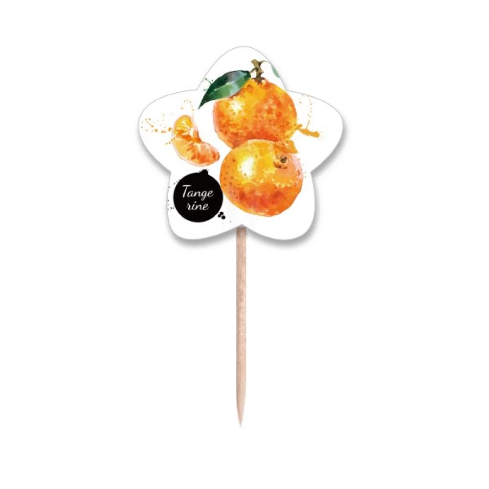 Cure-dents mandarine en bois sain pour éliminer les pics de buffet fades