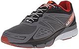 Salomon Men's X-Scream 3D Running Shoe, Dark Cloud/Black/Flea, 9 D US