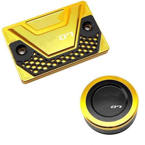 Cubierta de cilindro de aceite de frenos para moto MT07 y Tracer oro gold