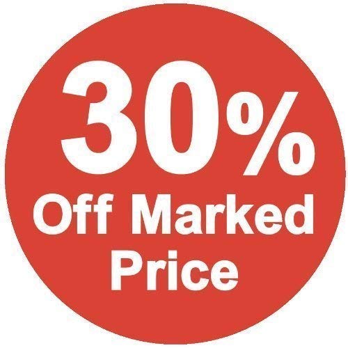 Price Stickers 30% Off Marked Price Stickers - Pack of 10000-30mm