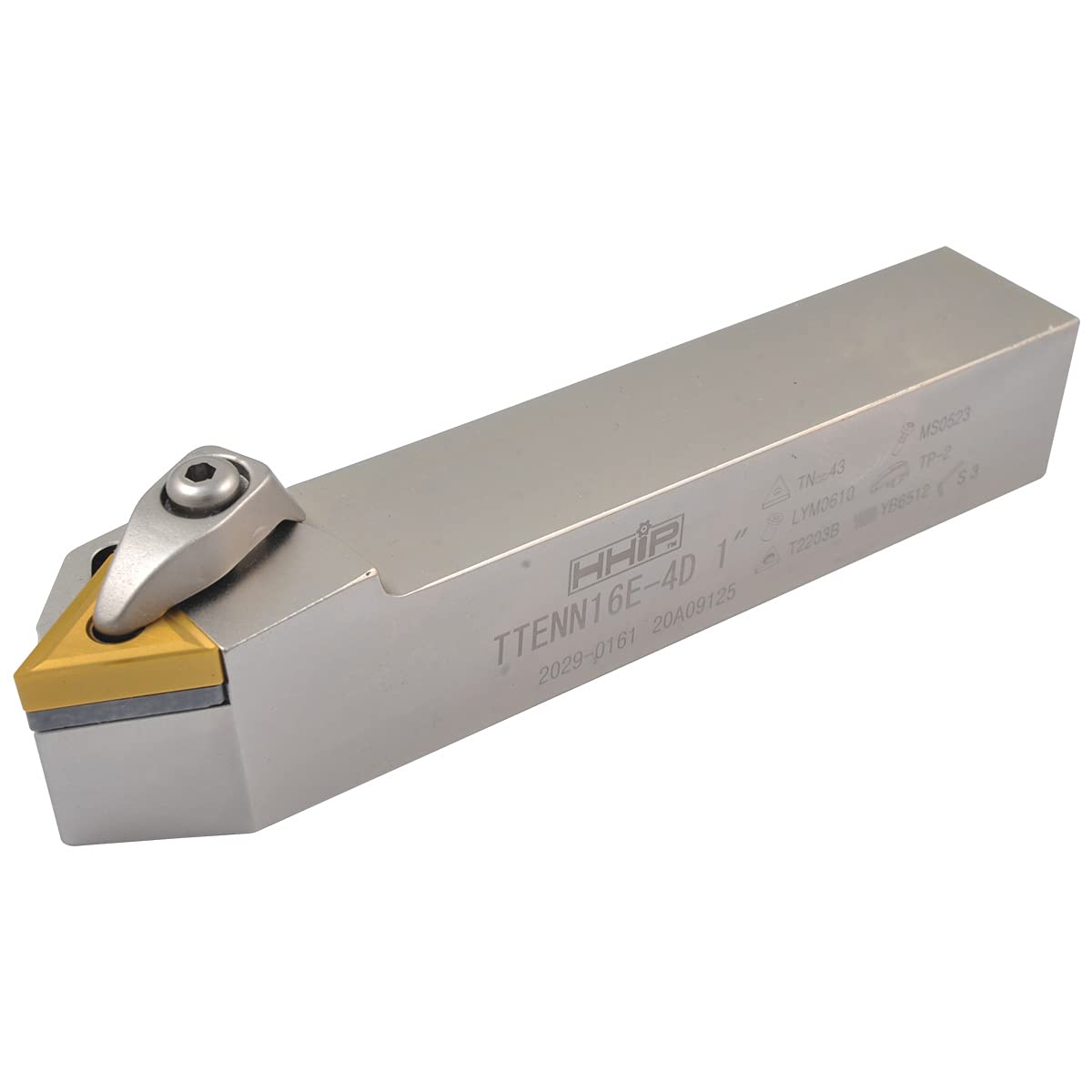 HHIP 2029-0161 MTENN 16E-4D Turning Tool Holder, New Rigid Clamp Design