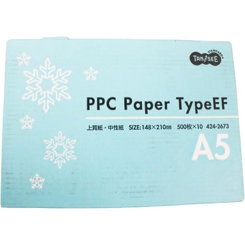 TANOSEE コピー用紙 A5 500枚×10冊 PPCEF-A5