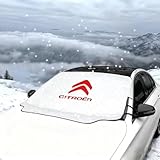 XIAOBINGFA Protector Parabrisas Coche para Citroen C1 C3 C4 Cactus C-Zero Berlingo Multispace, Funda para Parabrisas Protege Parasol Coche Delantero Protector Heladas de Nieve