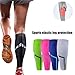 CHYLMAPHEN 1Pc Calf Compression Sleeves for Men/Women,Footless Compression Sock, for Legs & Pain Relief,Calf Braces for Shin Splint Relief, Recovery, Running(Pink-1Pcs,M)
