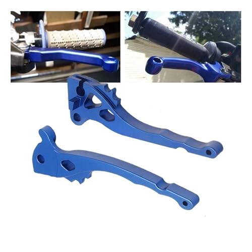 Frenos palanca embrague de aluminio azul con tacto firme y ergonómico 2