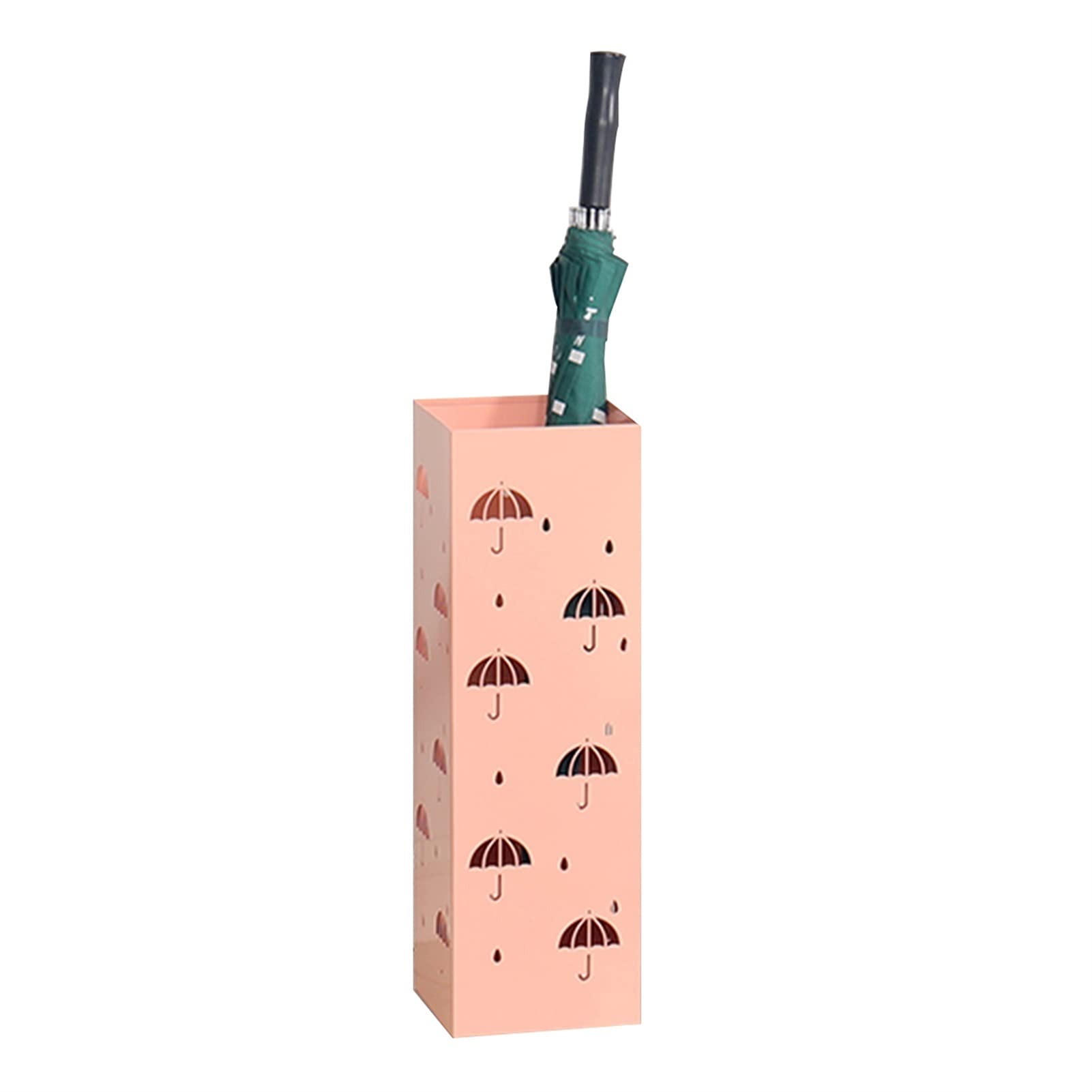 Porte-parapluie étanche et antirouille avec bac de récupération d'eau