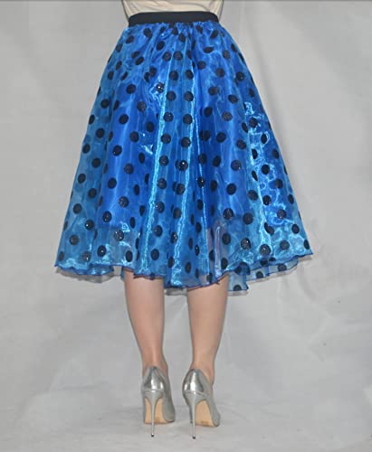 Lady's Organza Princess Skirt Bowknot A Line Pleated Midi/Knee Length Tutu Party Skirts4