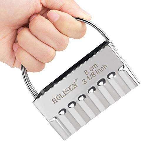 Hulisensquarebiscuitcutterset4piecessetstainlesssteelcookiescutterwithhandleprofessionalbakingdoughtoolsripplesquare Urban Country Home Decor Hulisen square biscuit cutter set 4 piecesset stainless steel cookies cutter with handle professional baking dough tools ripple square urban country home decor