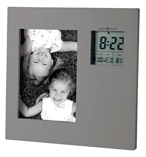 image for Howard Miller Picture This Table Clock 645-553 – Titanium Photo Fram