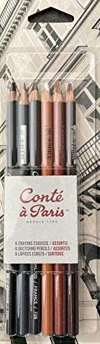 Conté à Paris Sketch - Paquete de 6 lápices de colores, multicolor Cover