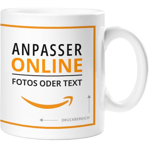 Personalisierte Tasse Material: Keramik Modell: weiße Tasse ideal für ein personalisiertes Geschenk oder den professionellen Gebrauch Farbe: Weiß Fassungsvermögen: 325 ml
