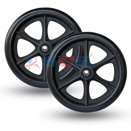 SCS Wheelchair Front Wheel Tyre Castor 7 inches Set of 2 pie...