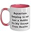 Krumfortable Living Inspire Aquarium Keeping Two Tone 11oz Mug, Aquarium Keeping is not Just a., Inspirational Gifts for Friends, Holiday Gifts