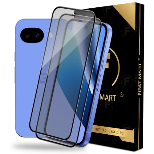 Image of FIRST MART Military-Grade Matte Anti-Glare Tempered Glass for Google Pixel 10A (6.3 Inch) With Installation Kit | Edge to Edge Coverage |Anti Glare, Bubble-Free [2 Pack]