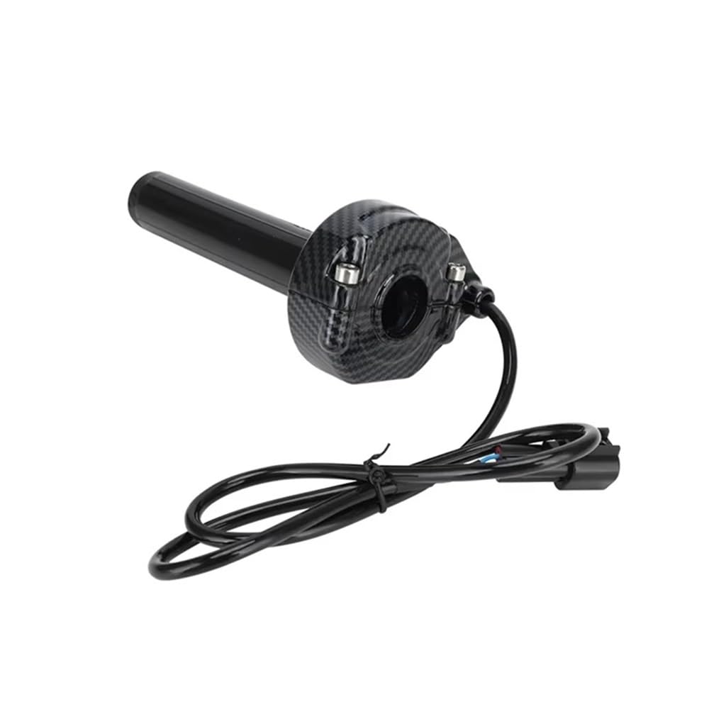 Poignées d'accélérateur Guidon adapté aux vélos électriques sur Light Bee X/S for accélérateur sur, poignée d'accélérateur torsadée for vélo électrique(Carbon Fibre Colour)