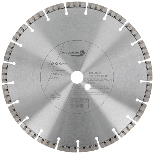 Disco de corte hormigón PRODIAMANT de 300 mm con soldadura láser