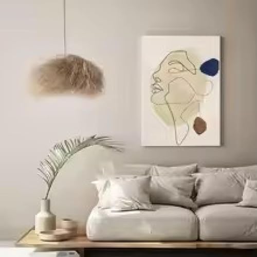 Art moderne de prestige en peinture sur toile abstrait salon 30x45cm avec cadre