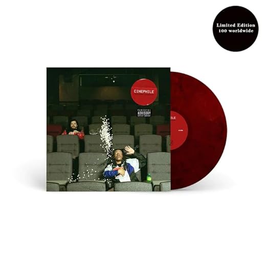 Sirius Blvck - Cinephile Exclusive Limited Edition Opaque Red Marble Color Vinyl LP