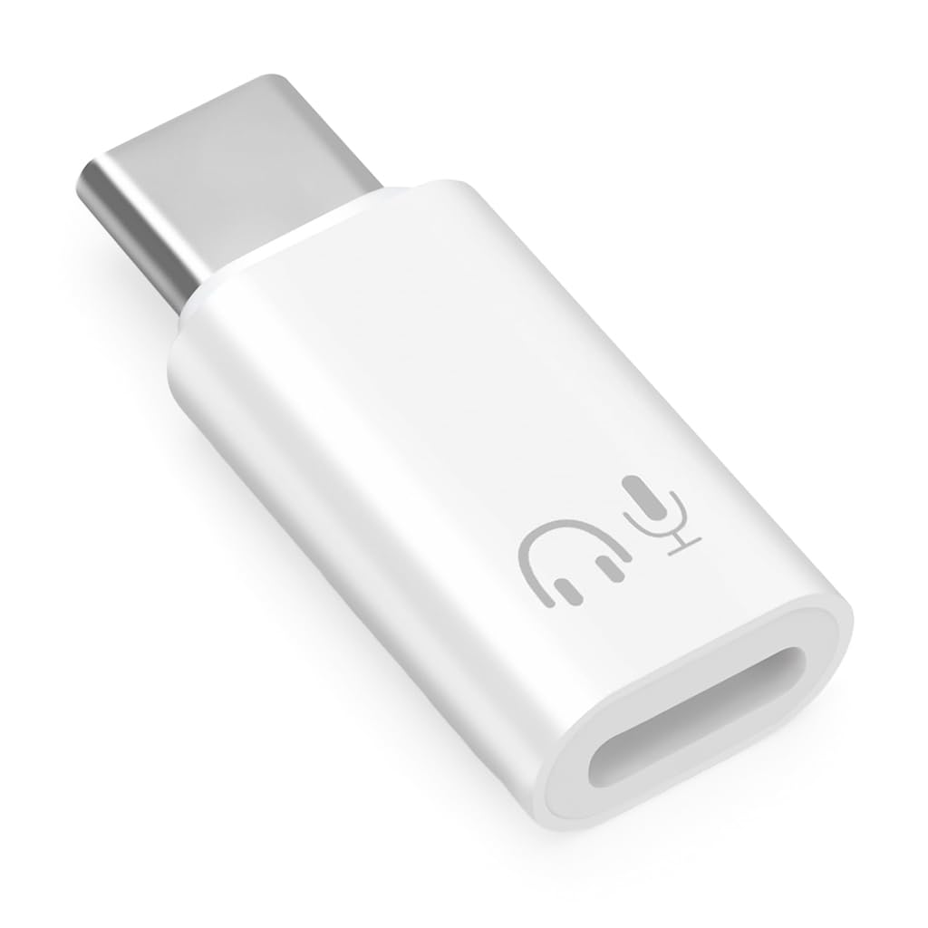 Verilux® Compatible with iPhone 15/16, Type-C Audio Adapter, USB-C Male to Female Converter with Aluminum Alloy Housing, HI-FI Audio Connector for Music, Compatible with Phone, Tablet, Laptop