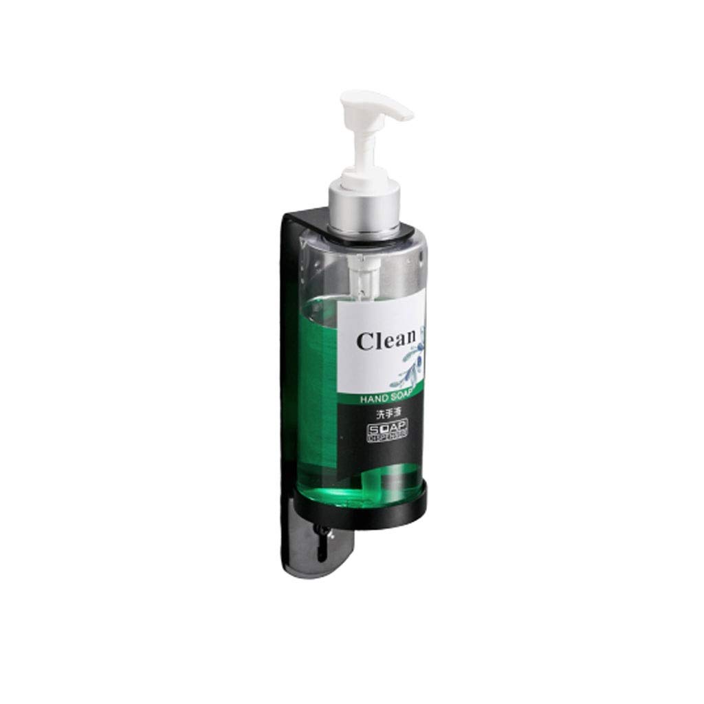 Distributori di Sapone da banco, distributore di Sapone a Parete Distributore di Gel Doccia Trasparente per Uso Domestico Distributori di Sapone in Acciaio Inossidabile da 300-900 ml