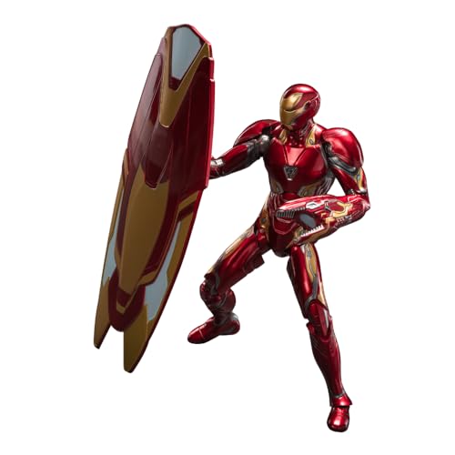 Image of ZD Toys Action Figure Collectible - 7 Inch Ironman MK 50 - Luxury Version, Superheros Premium PVC Build Collectible, Interchangeable Accessories, Perfect for Gifting, Ages 15+ Years