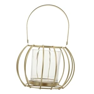 1 Pc Wrought Iron Candlestick Metal Tea Light Candlestick Castle Candle Holders Indoor Lanterns Decorative Terrarium Decorative Candle Holder Hollow Out Storage Basket Glass