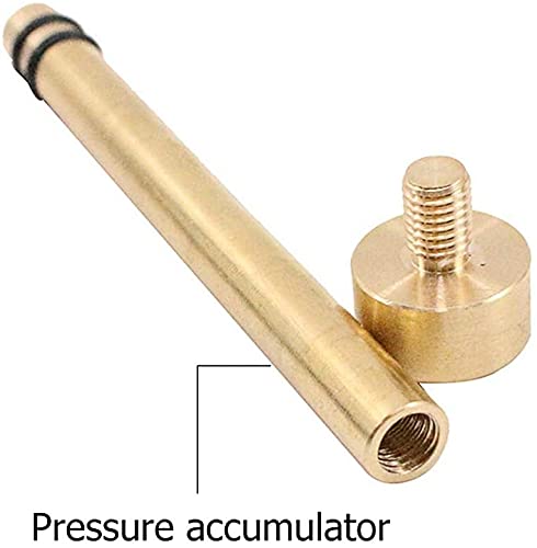 Piston à Feu Métallique – Allume-feu Compact, Tube En Alu/laiton, Pour Camping, Bushcraft Et Survie