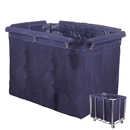 Carrito de lavandería comercial para mover ropa pesada en talleres textiles y hoteles