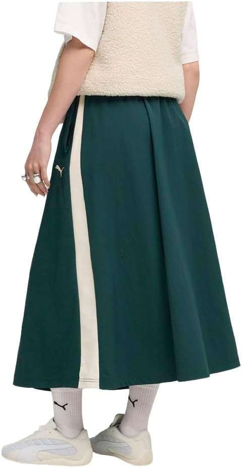 PUMA Womens T7 Woven Midi Skirt Casual Casual - Green