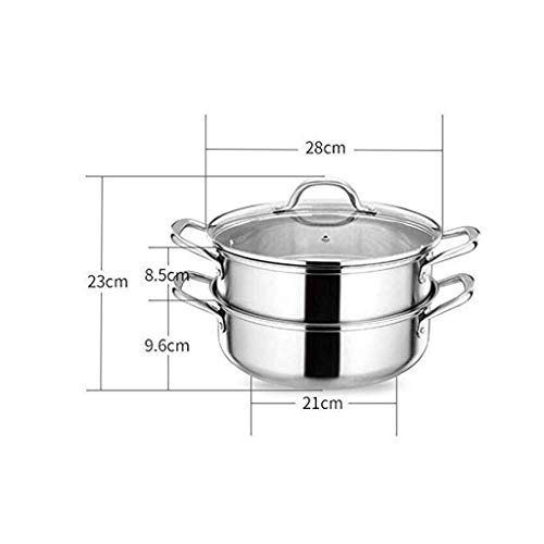 Casserole en acier inoxydable multicouche avec couvercle en verre durable