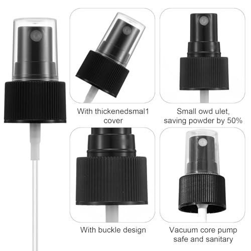 8PCS Spray Bottle Top Fine Mist Sprayer Replacement Pump Top Head Fine Mist Spray Cap Sprayer Pump Replacement with 5.9" Plastic Dip Tube3