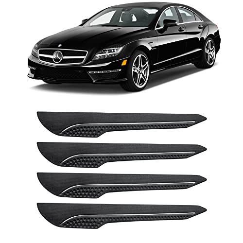 Image of AOSIS-Car Bumper Protector /Bumper Guard for MercedesBenz CLS with Single Chrome Stripe (4-Pcs)