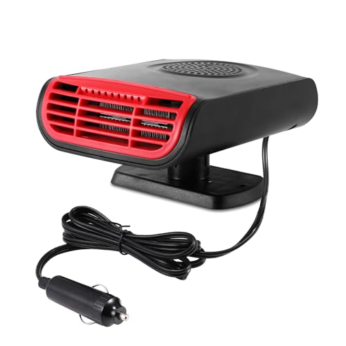 Désembueur de voiture 12V avec chauffage portable 150W et diffuseur aromathérapie intégré
