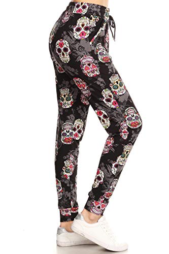 Image of Leggings Depot Premium Jogger Women's Popular Print High Waist Track Pants(S-XL)