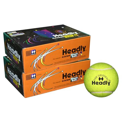 Silver's Headly Heavy Cricket Tennis Ball, Pack of 12,Yellow