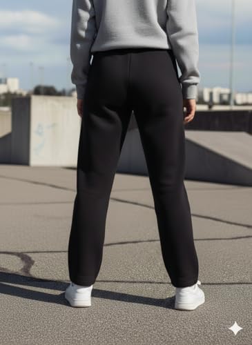 Image of Mack Jonney Women's Solid Fleece Track Pants | Warm & Durable Casual Lowers | Trendy Lowers-M5306