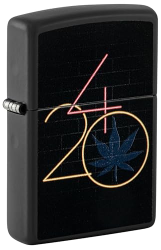 Mechero Zippo 420 Black Matte original a prueba de viento recargable 2