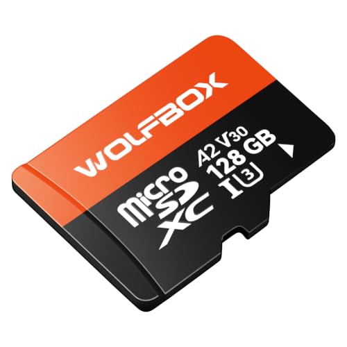 WOLFBOX 128GB MicroSD Memory Card for X5 Dash Cam, U3