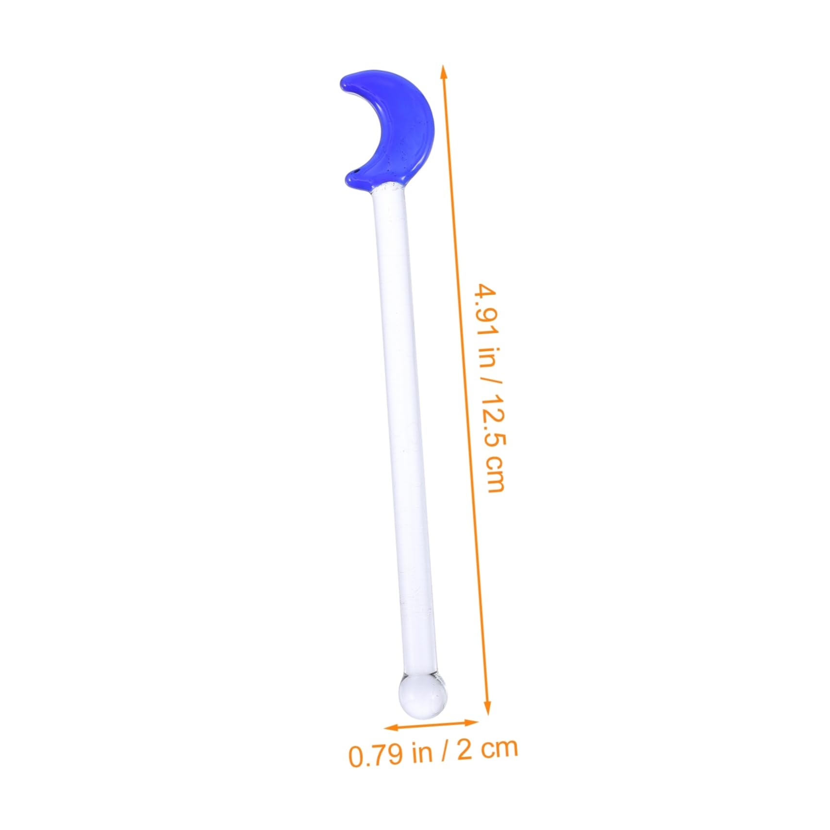 Ciieeo 5Pcs Moon Pattern Drink Stirring Sticks Reusable Cocktail Stirrer for Birthday Wedding Party for Iced Tea and Cocktails