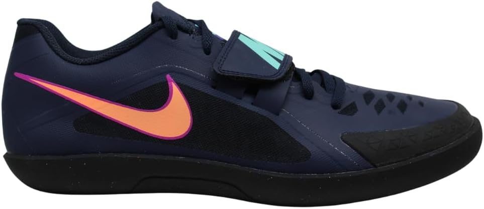 Nike Zoom Rival SD 2 Track and Field Shoes Obsidian/Orange Pulse 10 Mens US/12.5 WMNS US