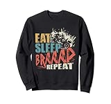 Eat Sleep Braap Repeat Trike Bike Motocicleta Triker Sudadera