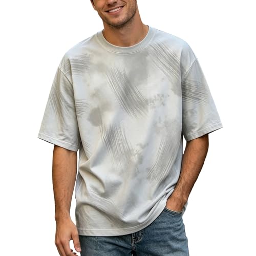 Camiseta hip hop para hombre de estilo urbano degradado ideal para ropa de calle casual